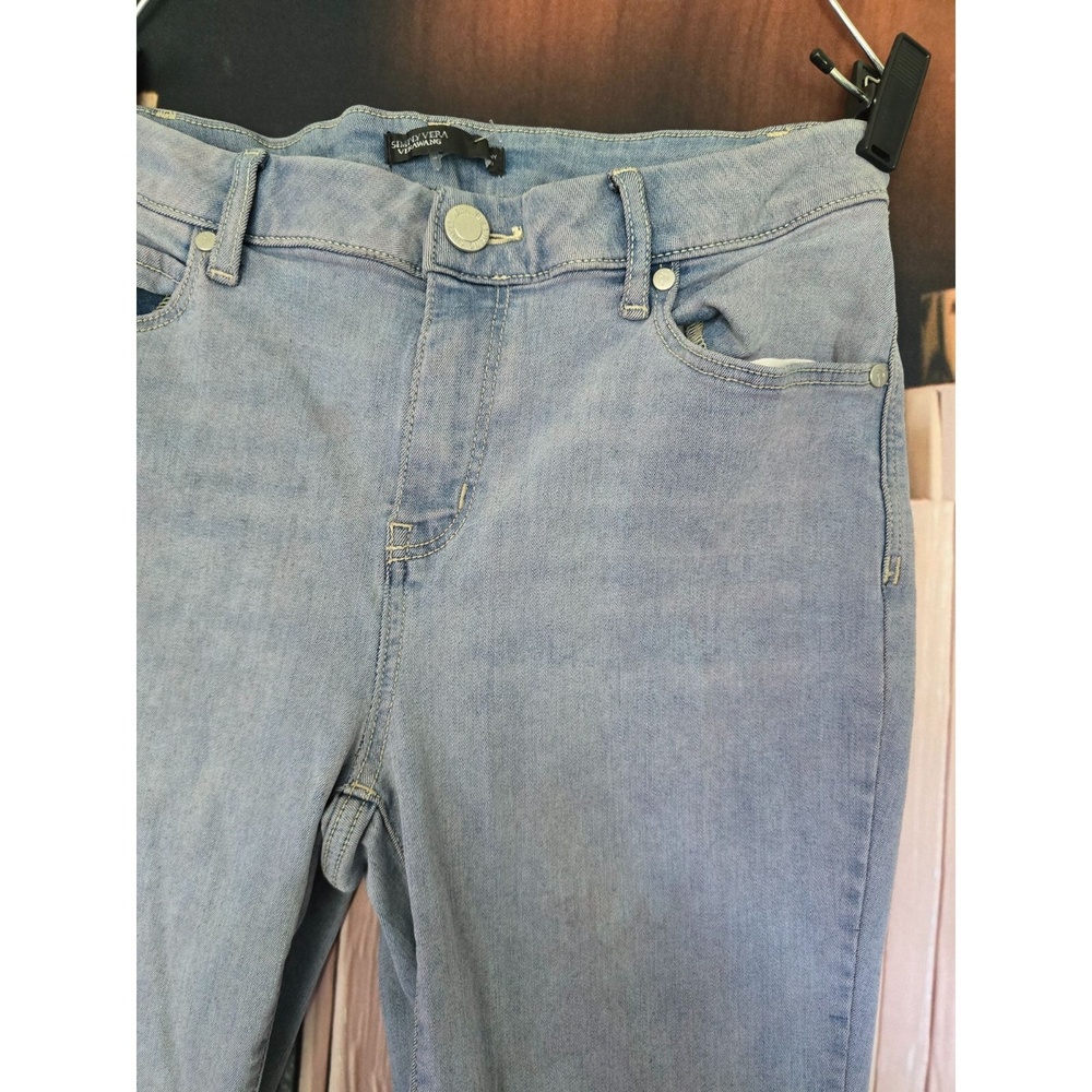 Vera Vera Wang Women's Skinny Jeans Size 10 Light Wash Denim